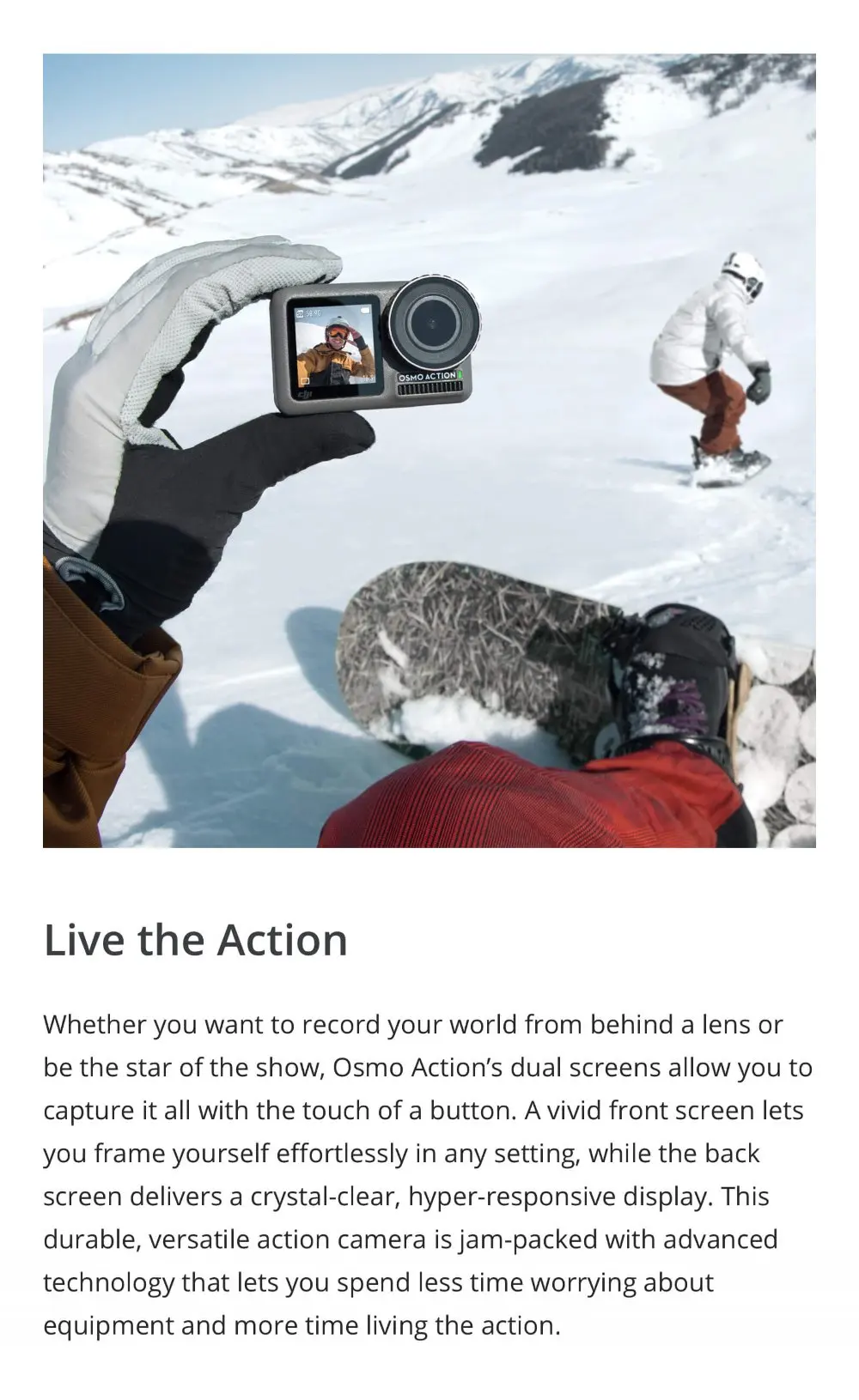 DJI OSMO ACTION с 32 ГБ TF Карта Бесплатный подарок