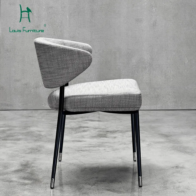 

Louis Fashion Cafe Tables Nordic Iron Coffee Shop Backrest Dining Restaurant Hotel