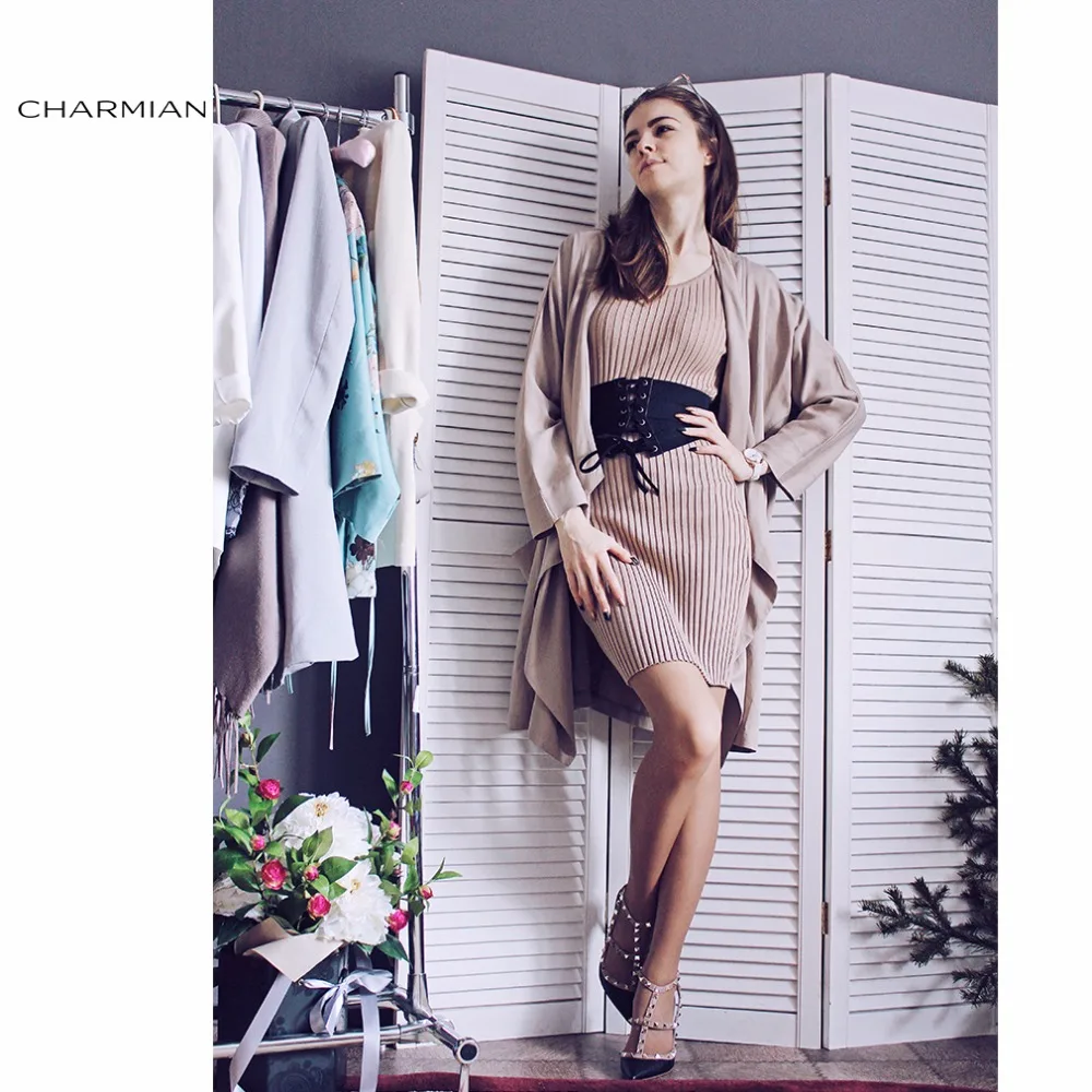 Charmian Винтаж стимпанк корсет пояс для женщин Готическая шнуровка под грудью корсет и бюстье с молнией талии форма ремня корсеты