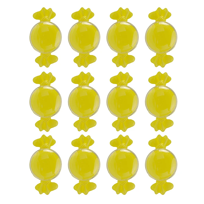 Festival 12 Pcs/set Birthday Transparent Candy Box Decoration Accessories Adorable PS Plastic Colorful Wedding | Дом и сад