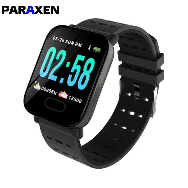 PARAXEN новые спортивные смарт браслет Bluetooth часы для женщин с кровяным давлением