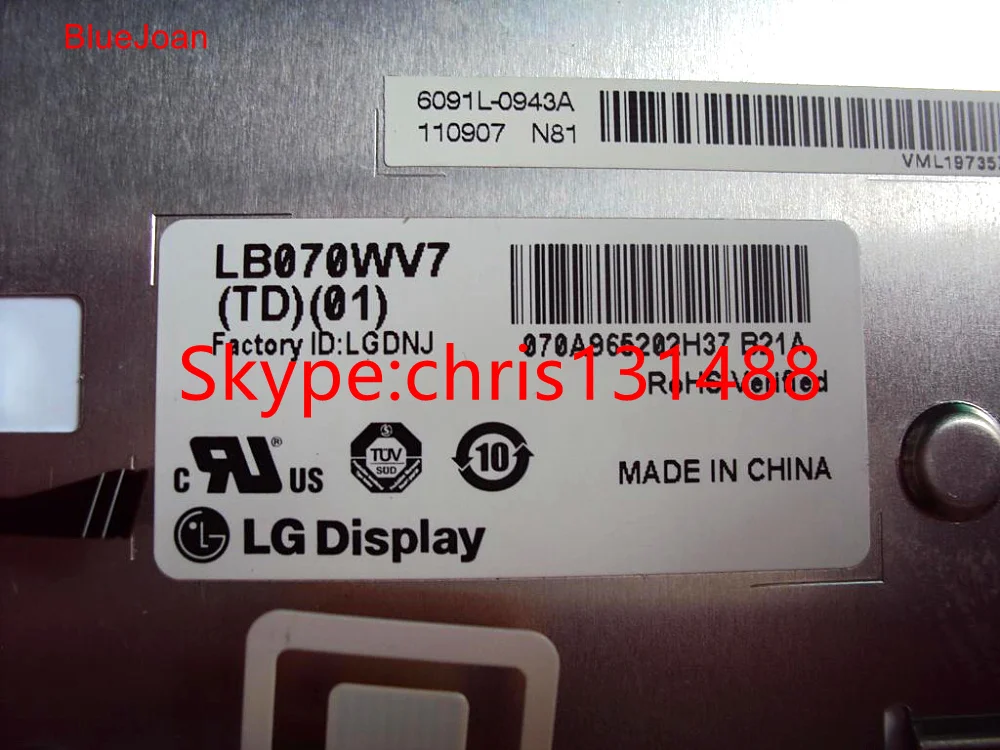 ЖК-дисплей L & G 7 "LB070WV7(TL)(01) LB070WV7-TL01-экран с сенсорной панелью модули ЖК для