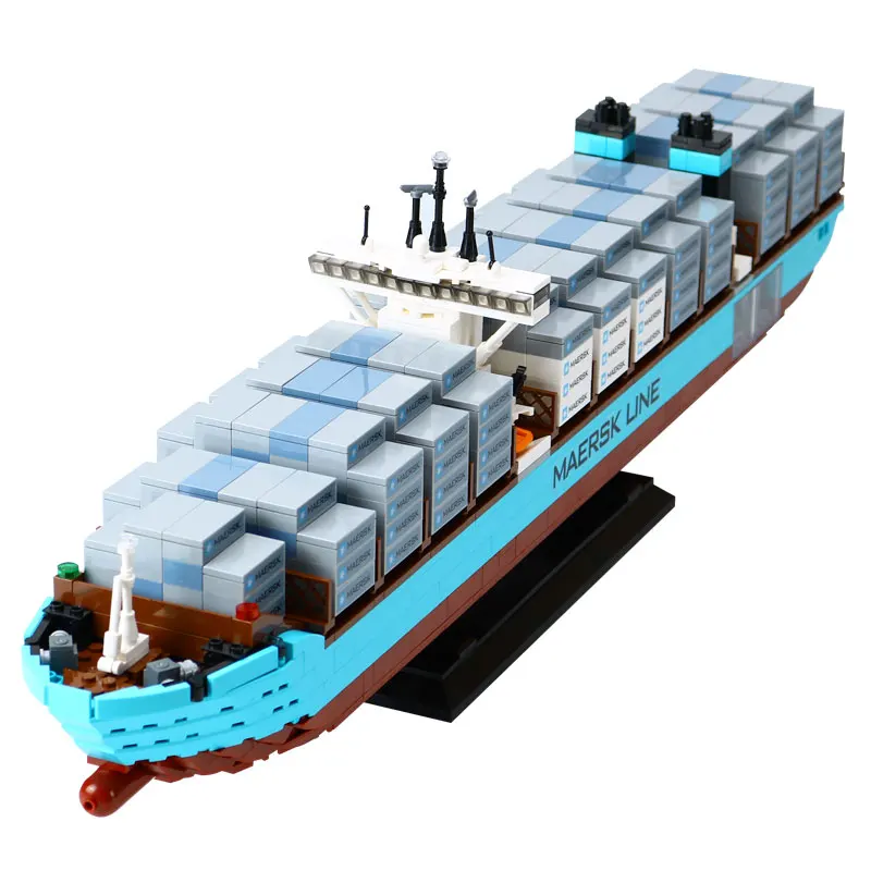 DHL 22002 Technic серии 1518 шт. Совместимость с новым 10241 грузовой контейнер корабль набор модель строительные блоки кирпичи игрушки подарки