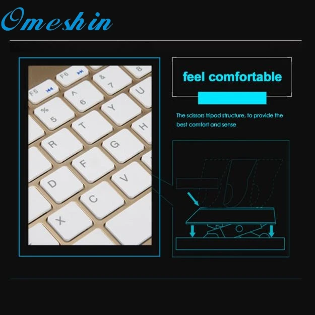 OMESHIN Simplestone ультра-тонкая мини-клавиатура 2,4G Беспроводная клавиатура 0224