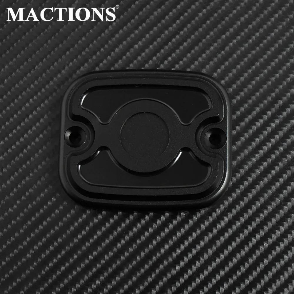 

Motorcycle Aluminum Front Brake Master Cylinder Cover Black For Harley Dyna 2006-17 Softail 2006-14 Trike 2014-17 Touring 05-07