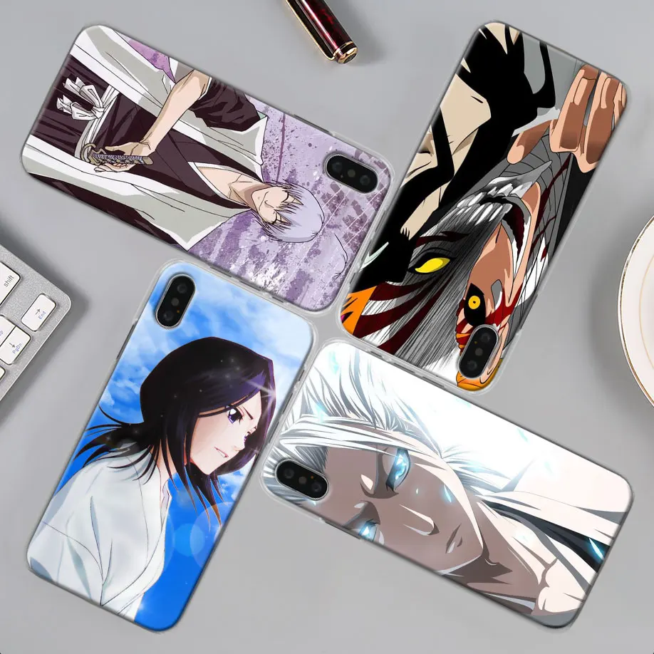 Японский отбеливатель чехол для телефона аниме для Apple iPhone X XR 7 8 Plus 6 6s Plus XS MAX 11 Pro MAX SE чехол для телефона Coque