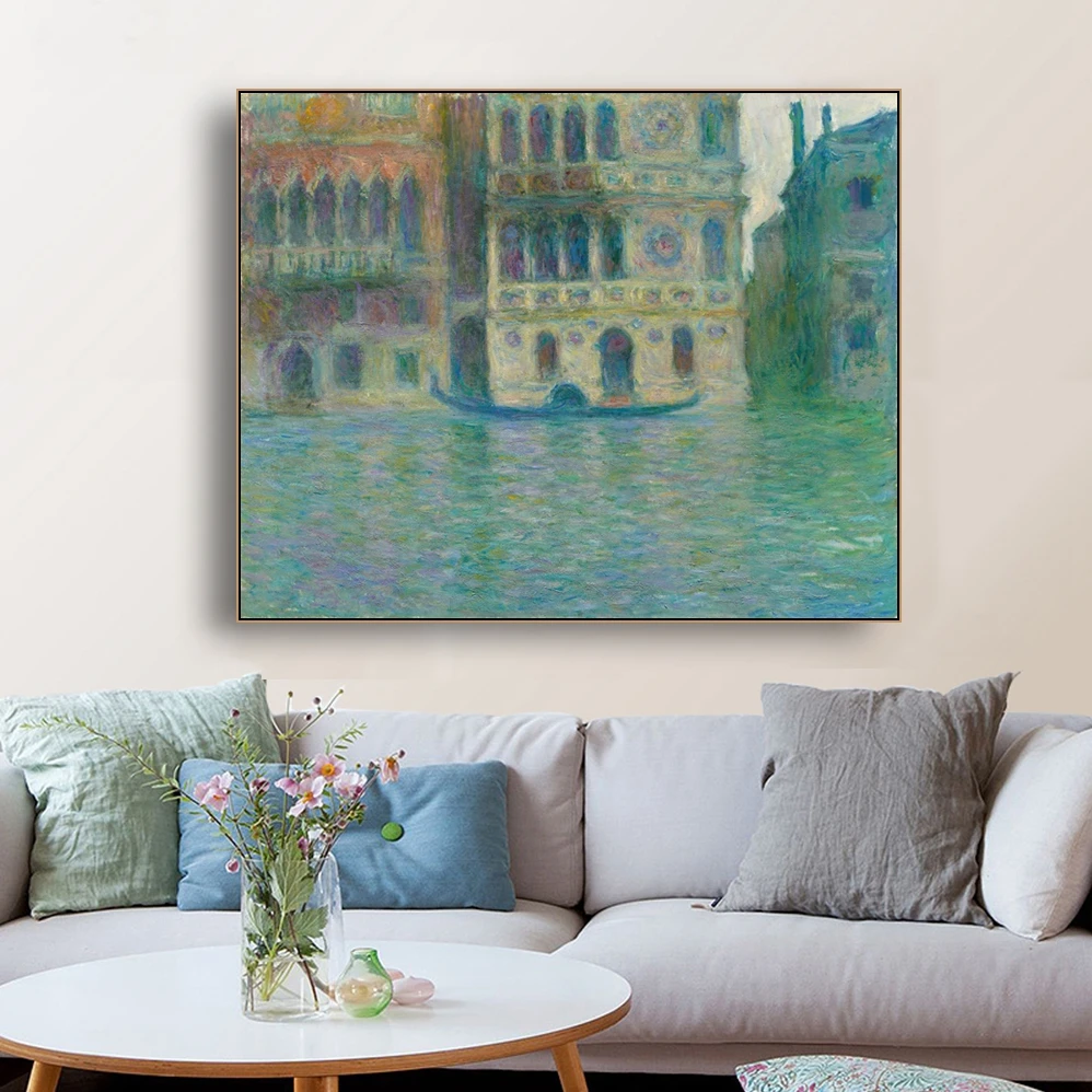 

Floating City Famous Pictures Wall Art Poster Print Canvas Painting Calligraphy Decor Picture for Living Room Bedroom Home Decor