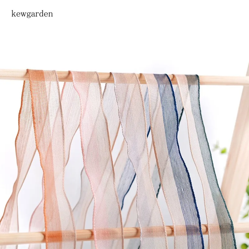 Kewgarden двухцветная лента 1 дюйм 25 мм аксессуары для рукоделия бант волос 16