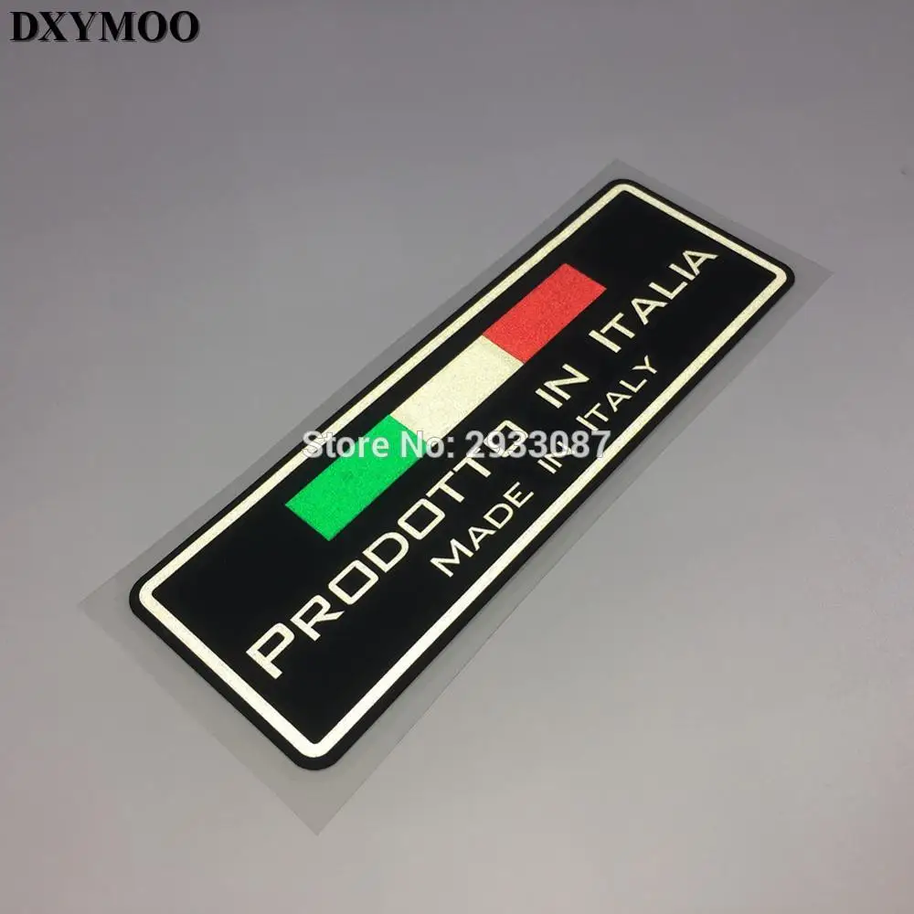 Car Styling MOTO Racing Italy Flag PRODOTTO IN ITALIA Motorcycle Helmet Reflective Sticker Decals | Автомобили и мотоциклы