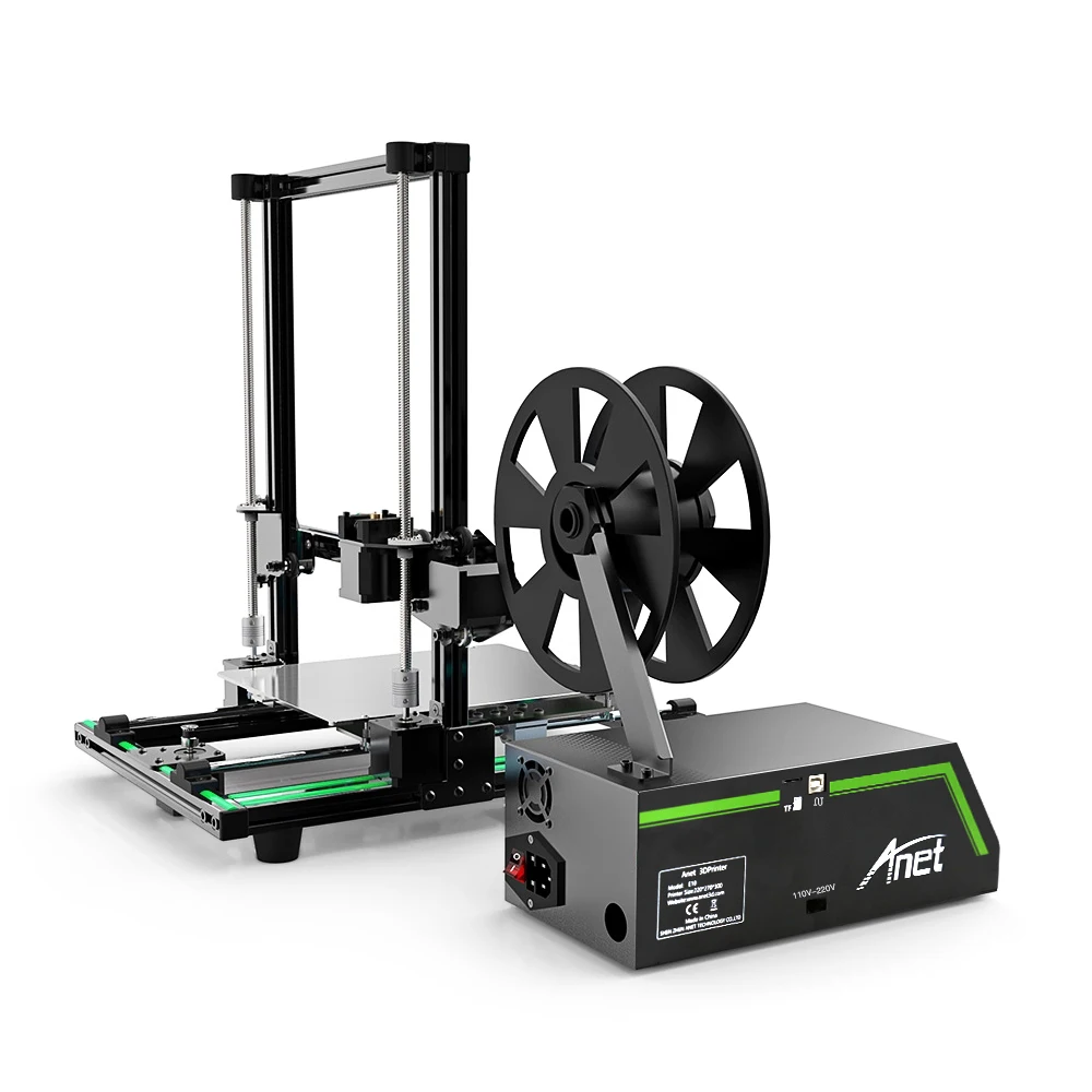 Принтер E10 Anet 3d принтер большой размер печати 220*270*300 мм офлайн печать низкая шумная Cura настольный 3D DIY комплект принтера