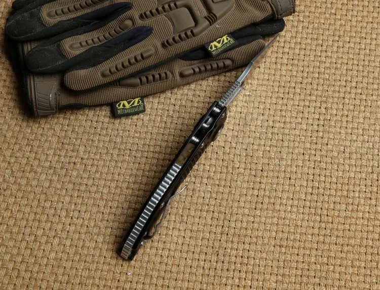 Складной нож DICORIA Stitch D2 blade 6061-T6 с алюминиевой ручкой для кемпинга охоты карманные