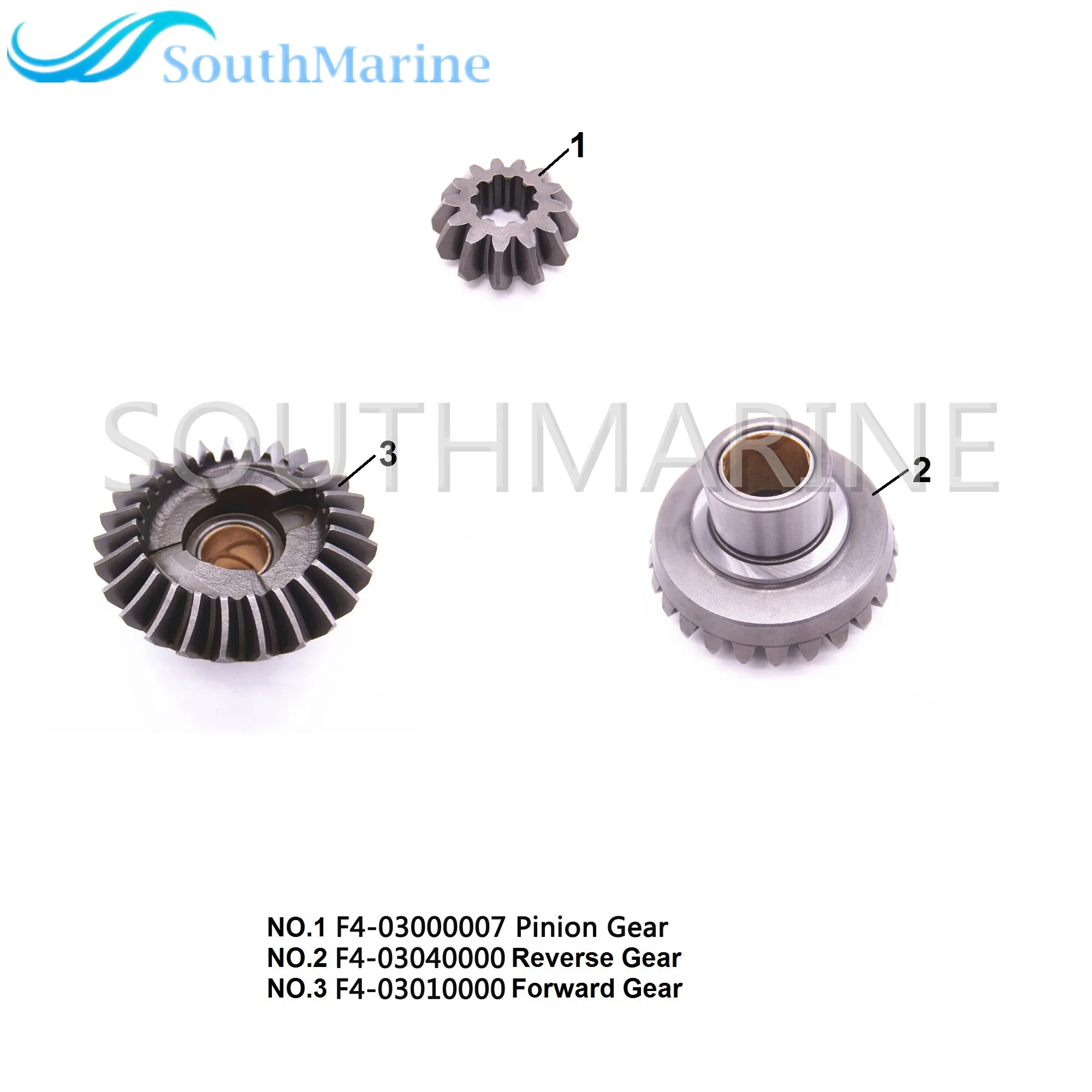 F4 03000007 03010000 комплект передач для Parsun HDX Makara F5 лодочный подвесной двигатель 4
