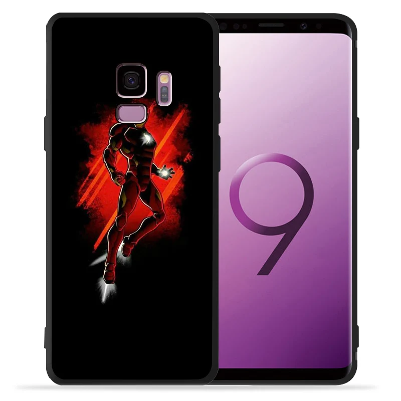 Soft Black silicone TPU Cover for Samsung Galaxy J4 J6 2018 Case Avengers: Endgame J3 2017 J8 Plus Coque Etui | Мобильные телефоны