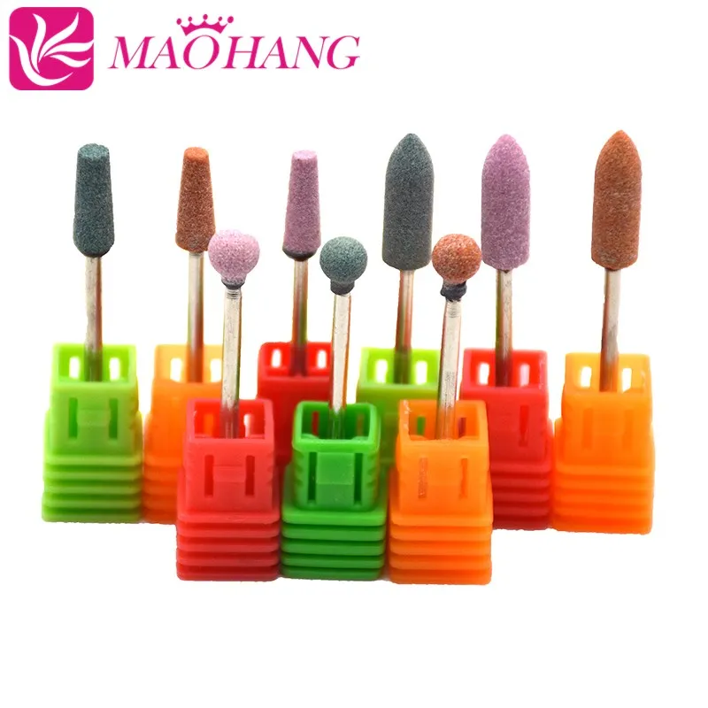 MAOHANG 9 шт./лот керамический камень сверло для ногтей пилка 3/32 &quot резак