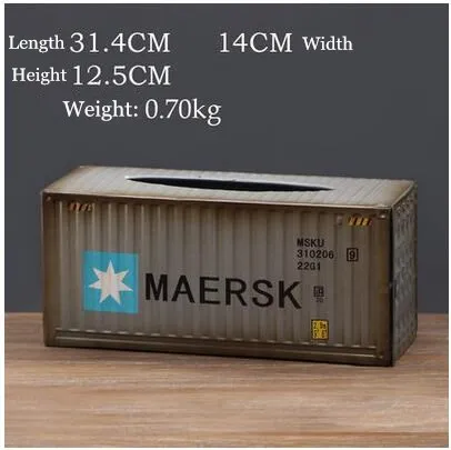 New Container Tissue Box Antique Classical Model Case Retro Wrought Handmade Metal Crafts for Home Decoration Gift | Дом и сад