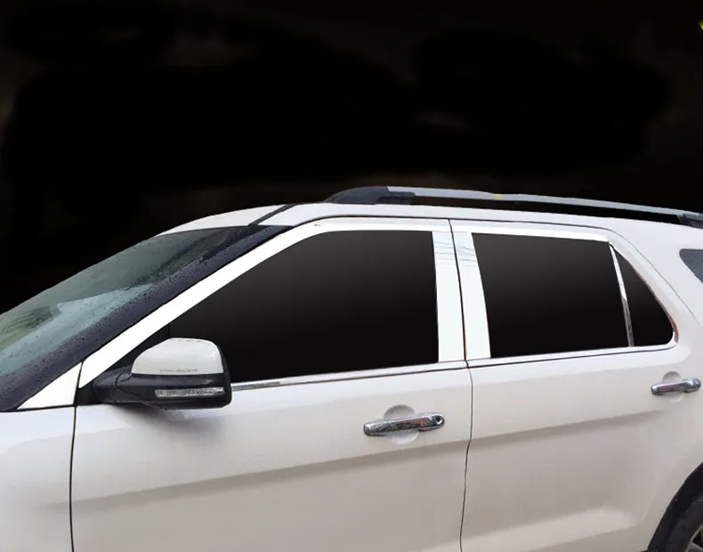 Автомобильный стиль Оконные Планки для автомобиля покрытие из нержавеющей стали