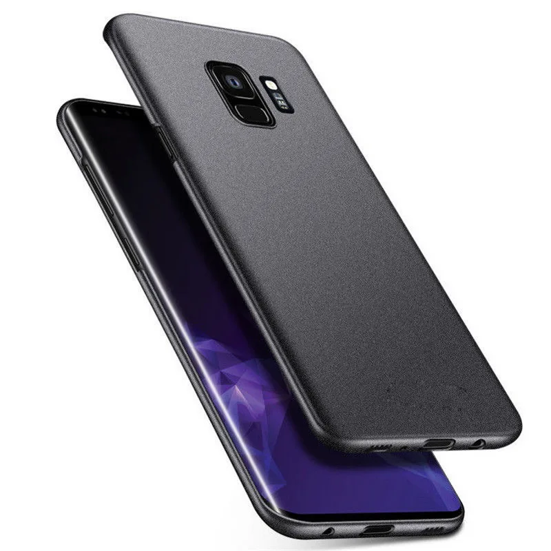 NOWAL Phone Case For Samsung Galaxy S8 S9 Plus Sandstone Scrub Matte Hard Plastic Back Cover S6 S7 Edge Note8 Cases |