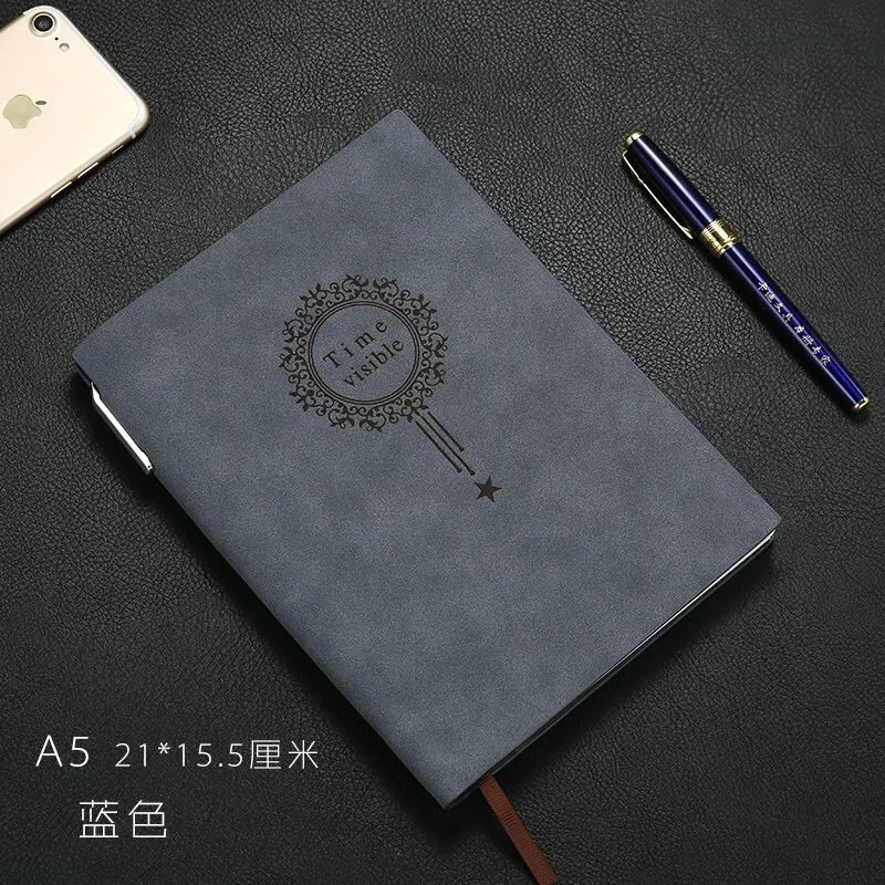 1 предмет A5 32 K Bullet Journal альбомах Винтаж Бизнес Тетрадь планировщик блокнот Офис Канцелярские Принадлежности для школы товары для магазина 016037 - Цвет: Blue