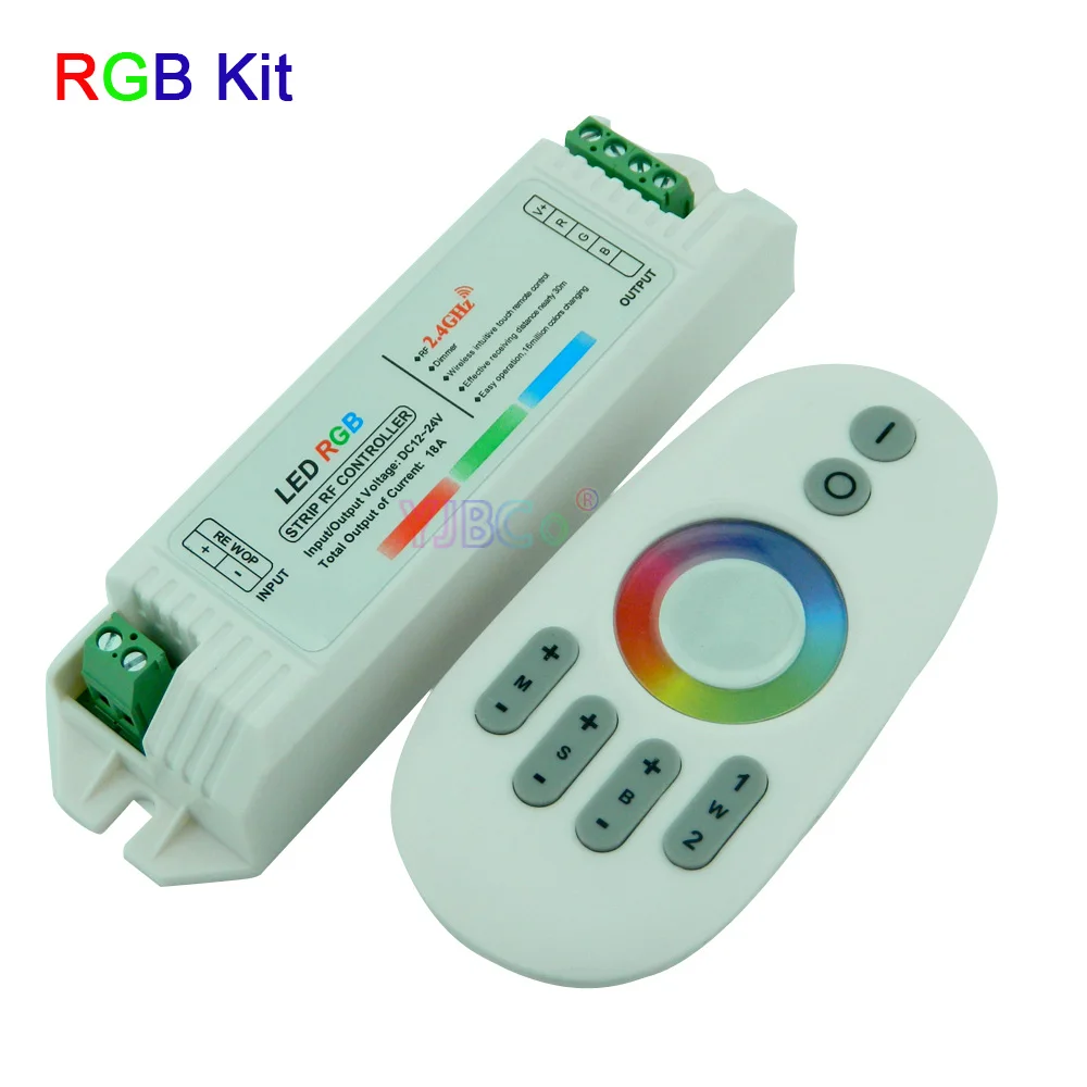 2 4 г зоны led диммер затемнения (один цвет)/цветовая температура/RGB/RGBW светодиодный