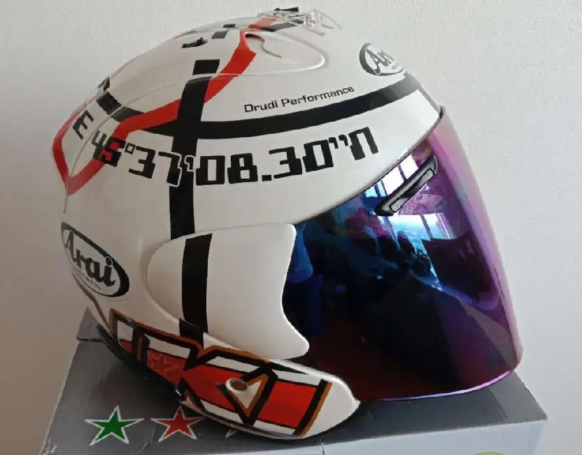 1 ARAI 3/4 шлем мотоциклетный шлем полушлем открытый шлем-каска для мотокросса Размер: S M L XL XXL, Capacete - Цвет: 1