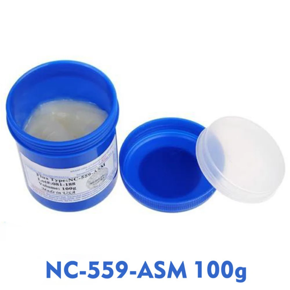 5 шт. NC-559-ASM 559 100 г 100cc бессвинцовый припой флюсовая паста для SMT BGA Reballing пайка сварка ремонт без очистки C0040