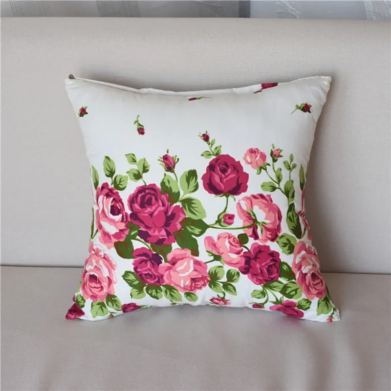 40*40cm Family Cushion Cover Soft Plush Pillow Case Home Office Decoration Back Throw Sofa Cushion Cover Supplies
