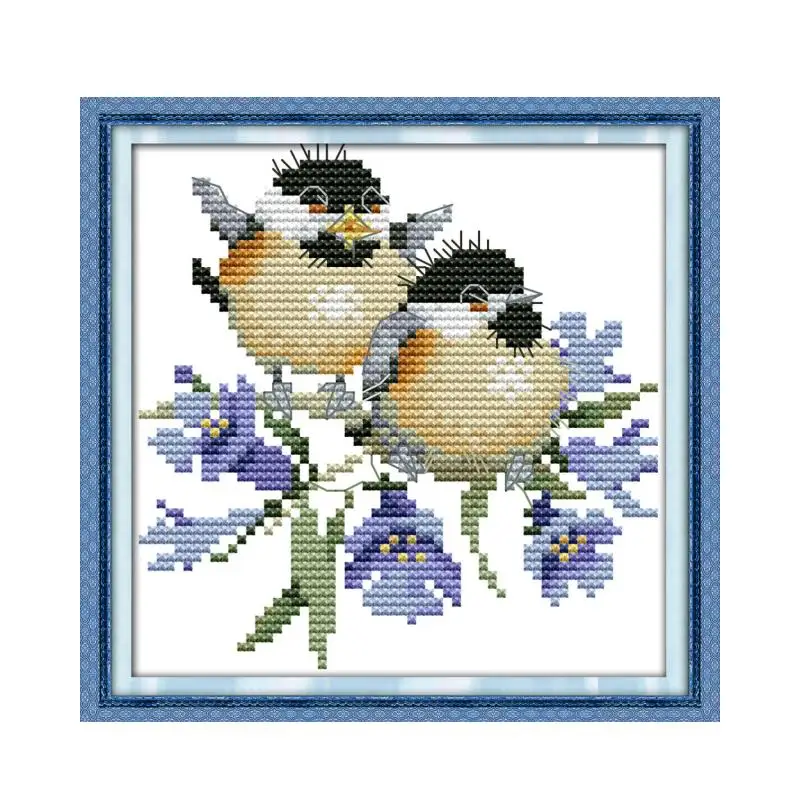 Вышитая вышивка крестиком Joy Sunday с изображением животных 11CT 14CT декоративная на