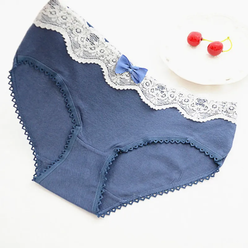 5pcs/lot Осень Новые дамы Нижнее белье Девочки Подростковая Нижнее белье Трусики Хлопок Девочка Короткие трусики Кружева Девочки Нижнее белье Fille ТРУСИКИ ДЛЯ ДЕВОЧКИ трусы шорты детские - Цвет: style 05