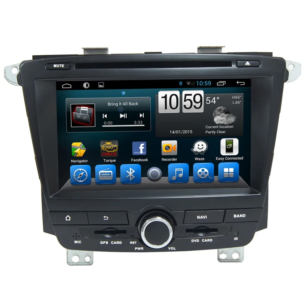 7 &quotHD 1024*600 4 ядра Android автомобильный DVD GPS Радио Видео Стерео навигация плеер для