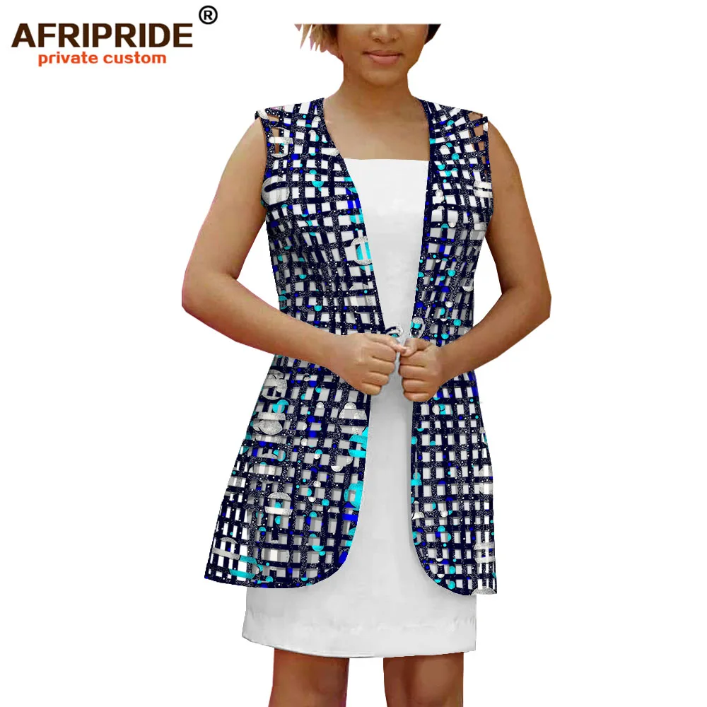 2019 african clothes for women ankara tops print coat  high quality stitched outfits pure cotton dashiki AFRIPRIDE A1924005