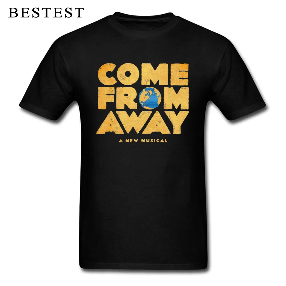 Мужская футболка с надписью Come of Away High Street топы из 100% хлопка футболки в стиле рок