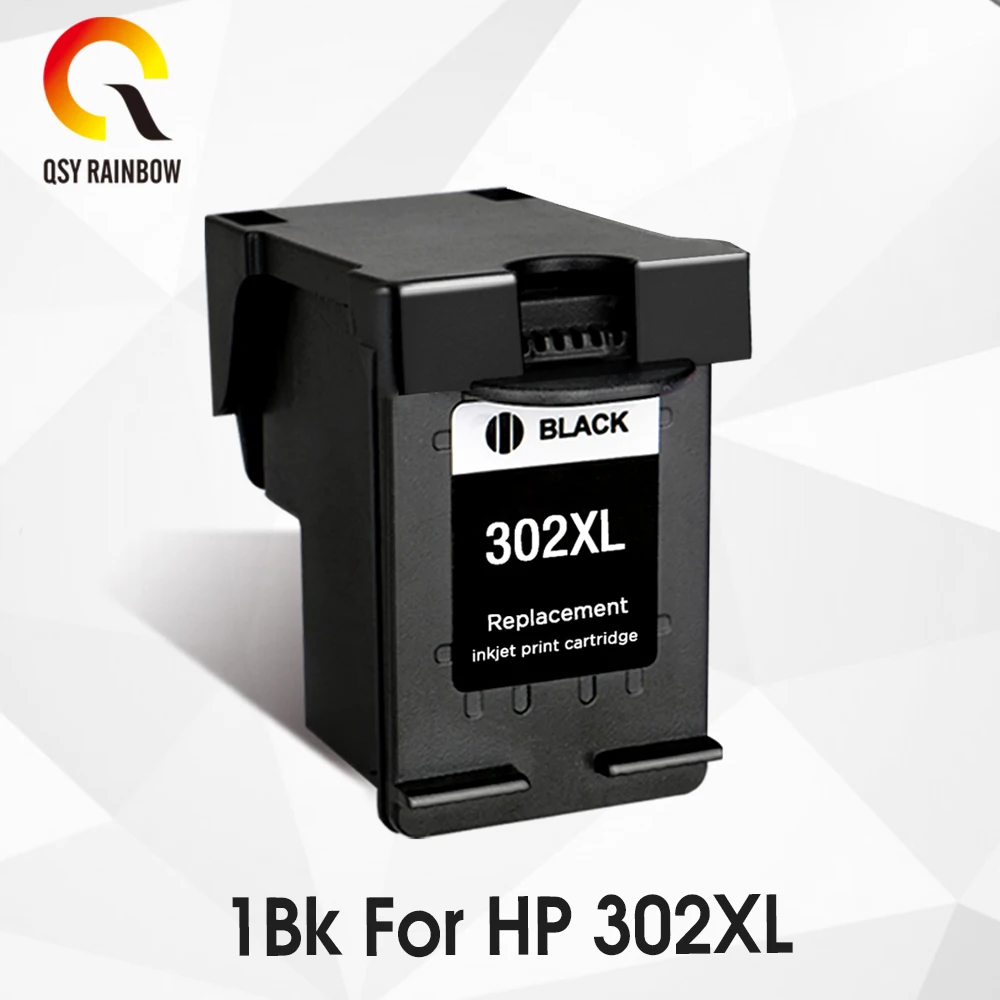 1bk CMYK Supplies 302XL 302 совместимый картридж с чернилами Замена для hp 302 hp 302 XL чернильный картридж для hp deskjet 2130 картридж - Цвет: 1bk