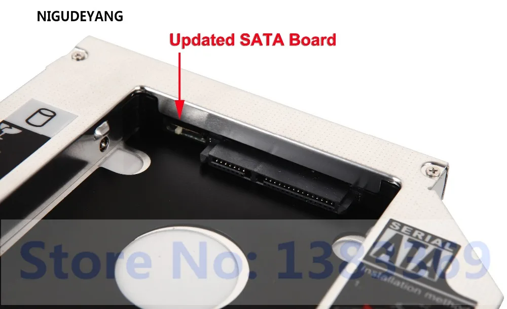 NIGUDEYANG 2nd второй жесткий диск HDD SSD IDE/SATA оптического устройства Caddy рамка лоток для