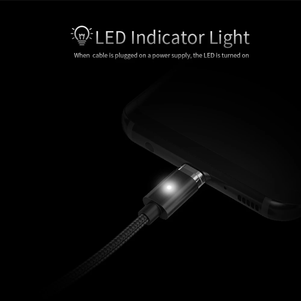 Магнитный кабель WSKEN Micro USB Type C 2 в 1 Mini зарядный для быстрой зарядки Sansung S7 S8 Note 8 Hauwei