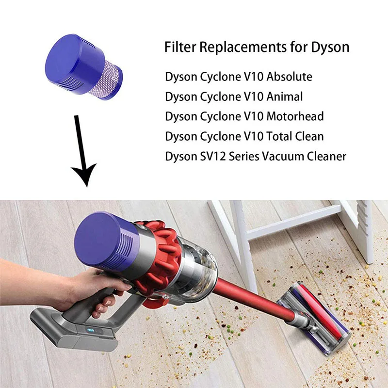 Пылесос моющийся большой фильтр для Dyson V10 Sv12 Cyclone Animal абсолютная полная чистота