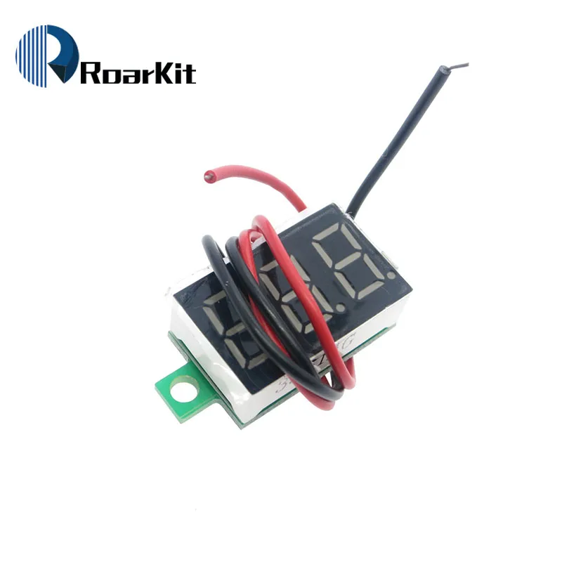 Красный зеленый синий цвет вторая линия Точный Цифровой вольтметр постоянного