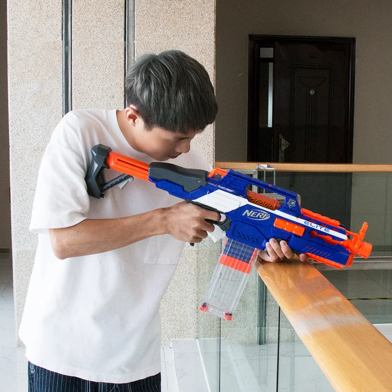 NERF новый бренд 1 шт. Детские электронные игрушки пистолеты с мягкой игрушечный