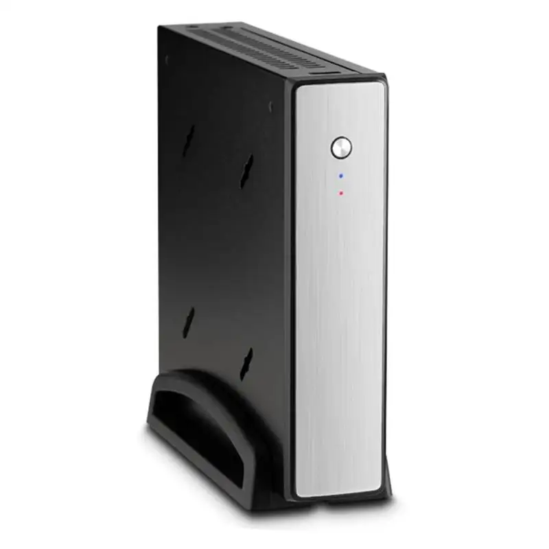 Чехол для ПК ET-4 тонкий Mini ITX чехол s USB2.0 2,5 дюймов HDD SDD SGCC компьютерный игровой ПК настольный корпус для черного/серебристого цвета