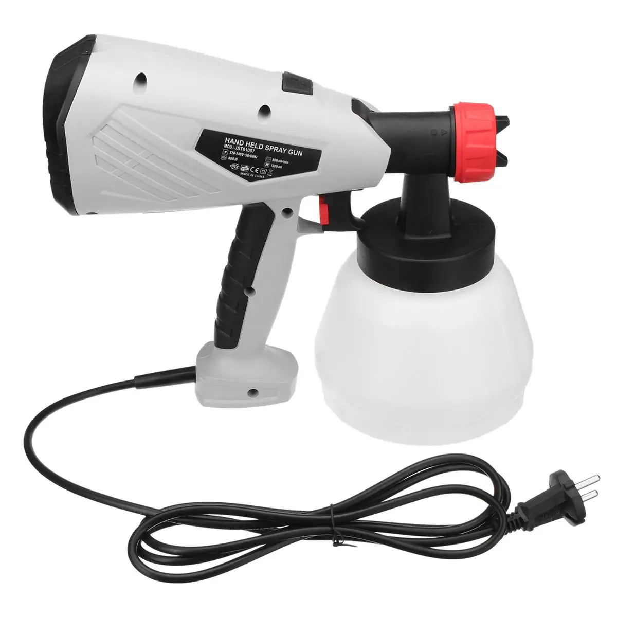 800W EU Split nozzle 120/400/800/1280/1480W регулируемой длины высокого Напряжение при помощи электрических торт картина с шоколадом опрыскиватель ручной латекс Краски спрей машина - Цвет: 800W EU Split nozzle
