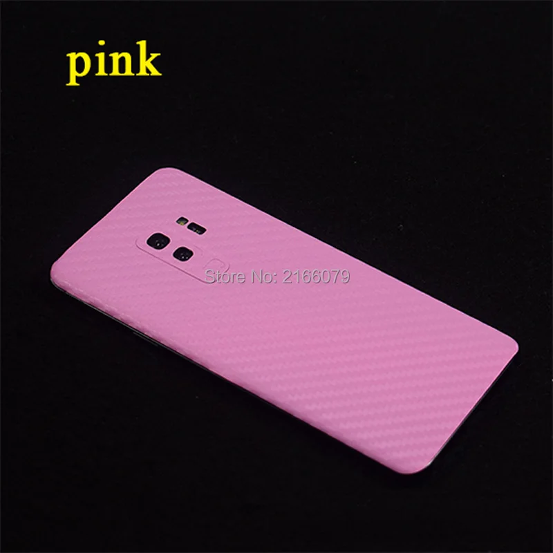 For Samsung Galaxy S9 / Plus S9plus New Full Back Decal Skin 3D Carbon Fiber Phone Protective Sticker Film |