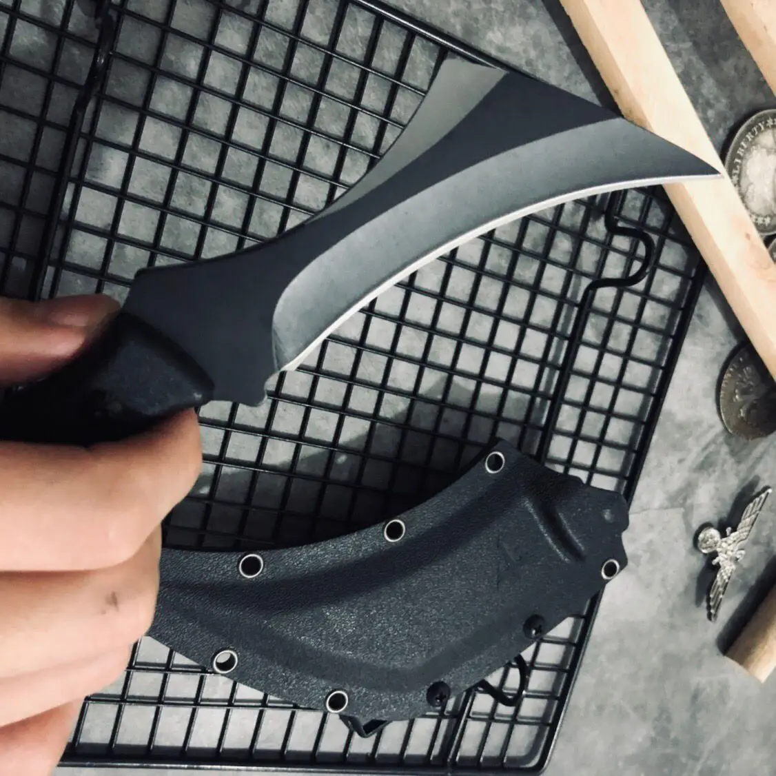 Тактический нож Karambit, охотничий нож для выживания, нож с фиксированным лезвием, коготь, мачете, джунгли, боевые ножи для кемпинга, EDC, ручной инструмент
