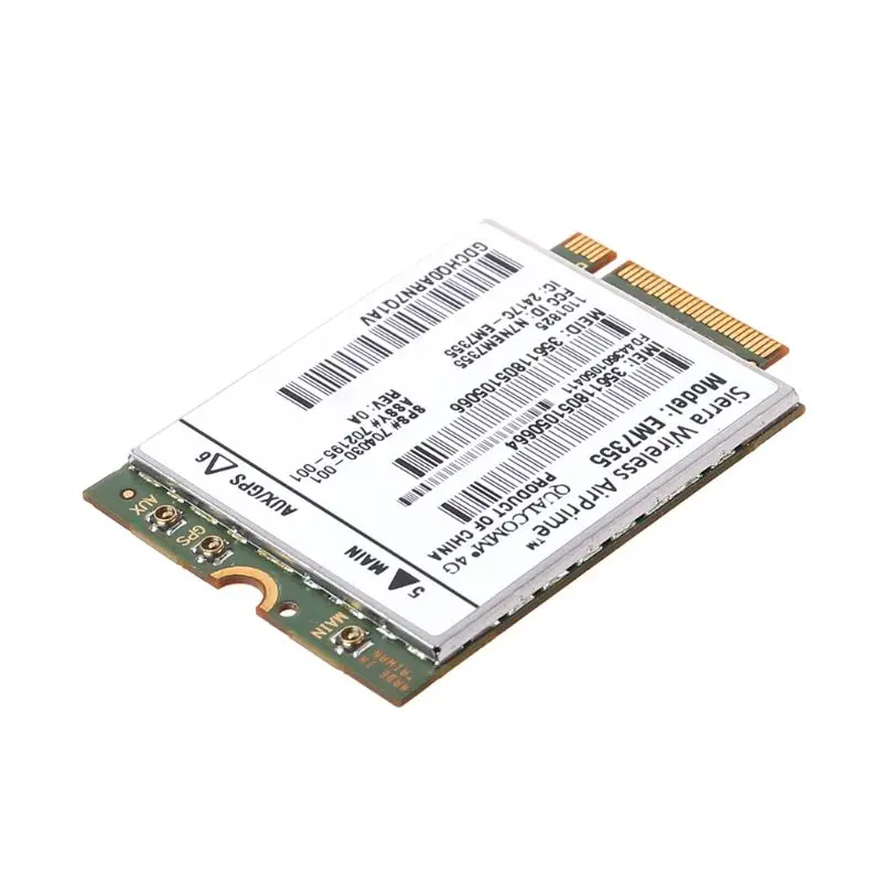 Беспроводная карта WWAN Sierra 1 шт. Wi Fi для HP LT4111 EM7355 Gobi5000 4G LTE Modual NGFF M.2 HSPA WCDMA высокая