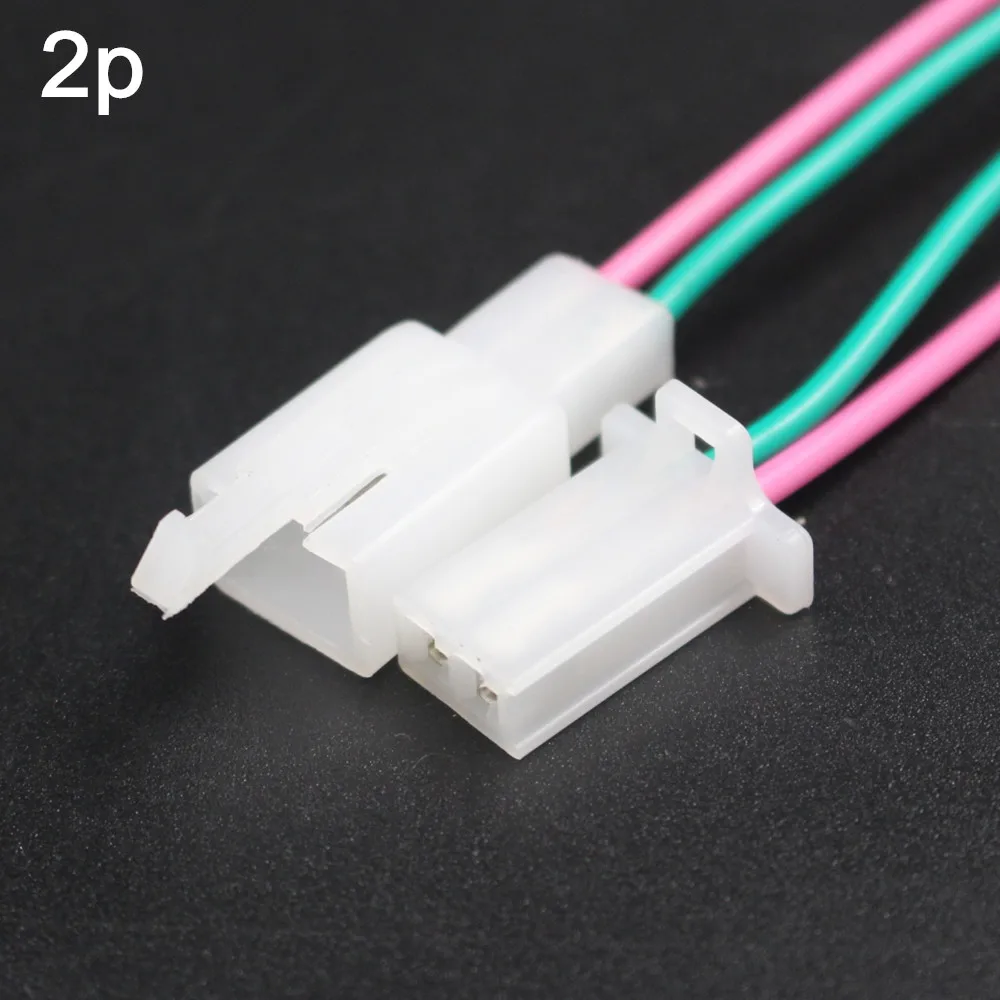 100pairs 2pin Shhworld Sea 10 100 пар 2 3 4 6 9 pin 2,8 мм Электрический разъем с 15 см медный провод для электровелосипеда, мотоцикла, мотоцикла - Название цвета: 100pairs 2pin
