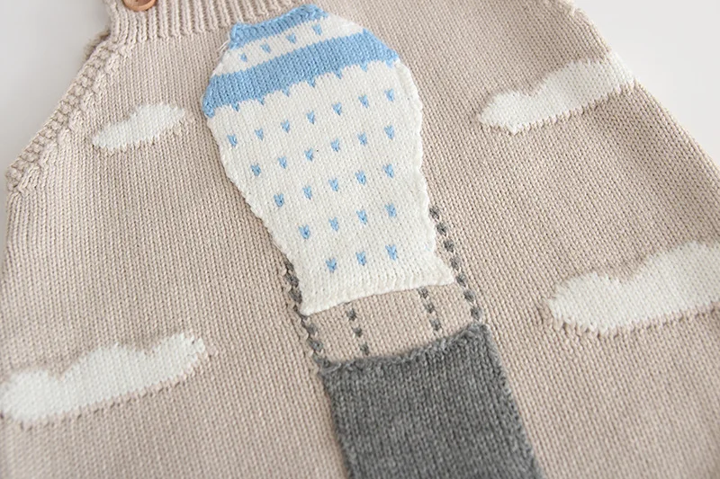 Новорожденный Детский комбинезон без рукавов для малышей трикотажная одежда 100%