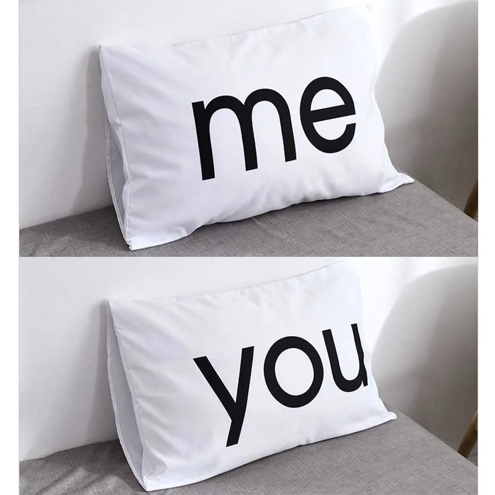 Домашний текстиль постельные принадлежности наволочки свадебный подарок на