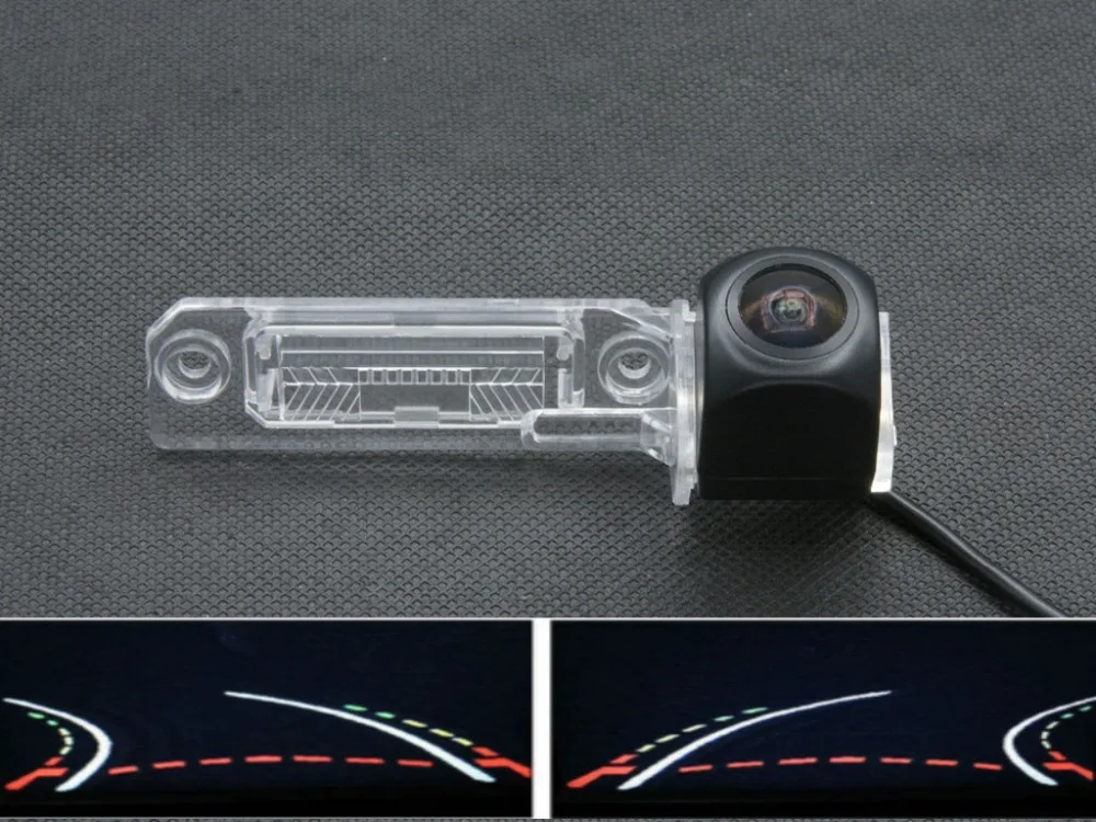 

Траектория треков 1080P Рыбий глаз объектив Автомобильная камера заднего вида для Volkswagen Magotan Polo новый Bora Golf Passat CC Touran Sagitar