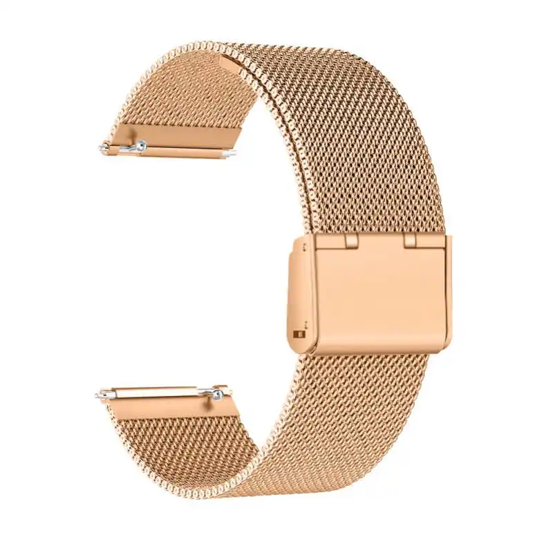 Rose Gold Сетчатый ремешок из нержавеющей стали для Fitbit Versa Ремешки для наручных часов аксессуары браслеты ремешки Браслет ремешки для Fitbit Versa - Цвет: Rose Gold