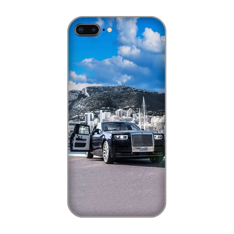Роскошные автомобили Rolls royce Alfa Romeo Мягкий ТПУ чехол для телефона iphone 4 5 5s se 6 6s 8 plus 7