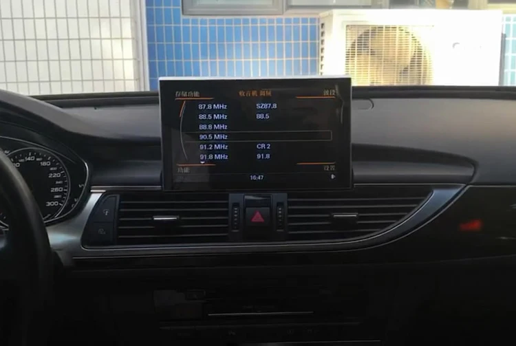 2012- Audi A6L A6 9 дюймов длинный горизонтальный Телескопический сенсорный экран Android Автомобильный gps навигатор мультимедиа видео Bluetooth Wifi
