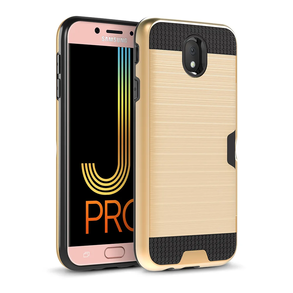 Для samsung Galaxy J7 2017 чехол для Pro резиновый бампер оболочка металлический цвет